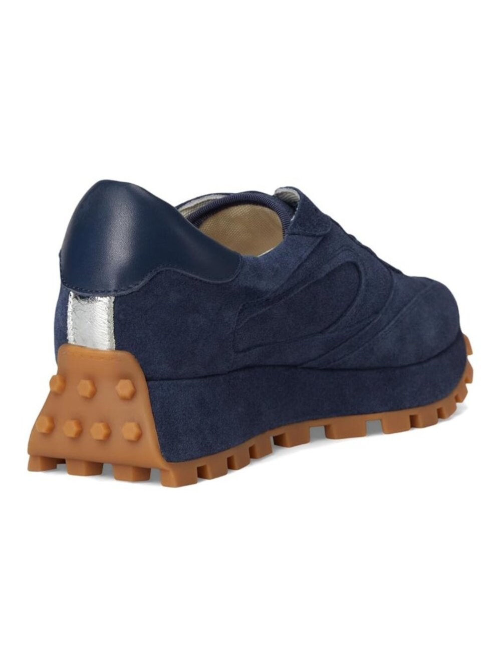 Dolce Vita Navy Blue Suede Tricia Sneakers - Picture 5 of 11